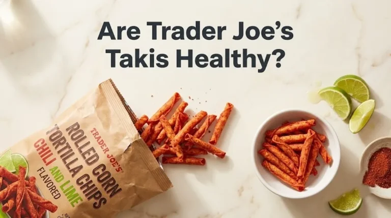 Flat-lay of Trader Joe's Chili and Lime rolled tortilla chips
